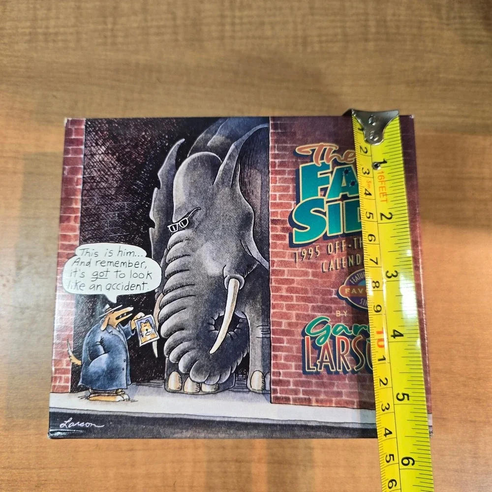 1995 Vintage THE FAR SIDE Off the Wall Daily Desk Calendar by Gary‎ Larson NEW